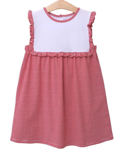 PRE-ORDER Alice Dress- Red Stripe