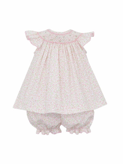 Lily Smocked Bishop Bloomer Set