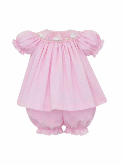 Smocked Bunnies Bishop Bloomer Set