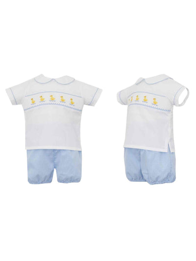 Smocked Ducks Short Set