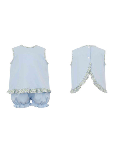 Julianna Floral Knit Bloomer Set