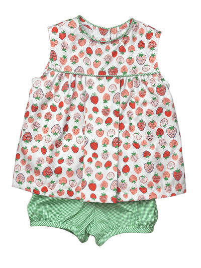 PRE-ORDER Flora Bias Short Set - Strawberries