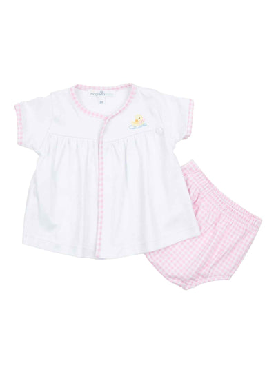 Little Waddlers Pink Diaper Cover Set