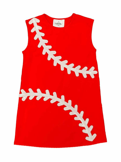 Red Baseball Dress