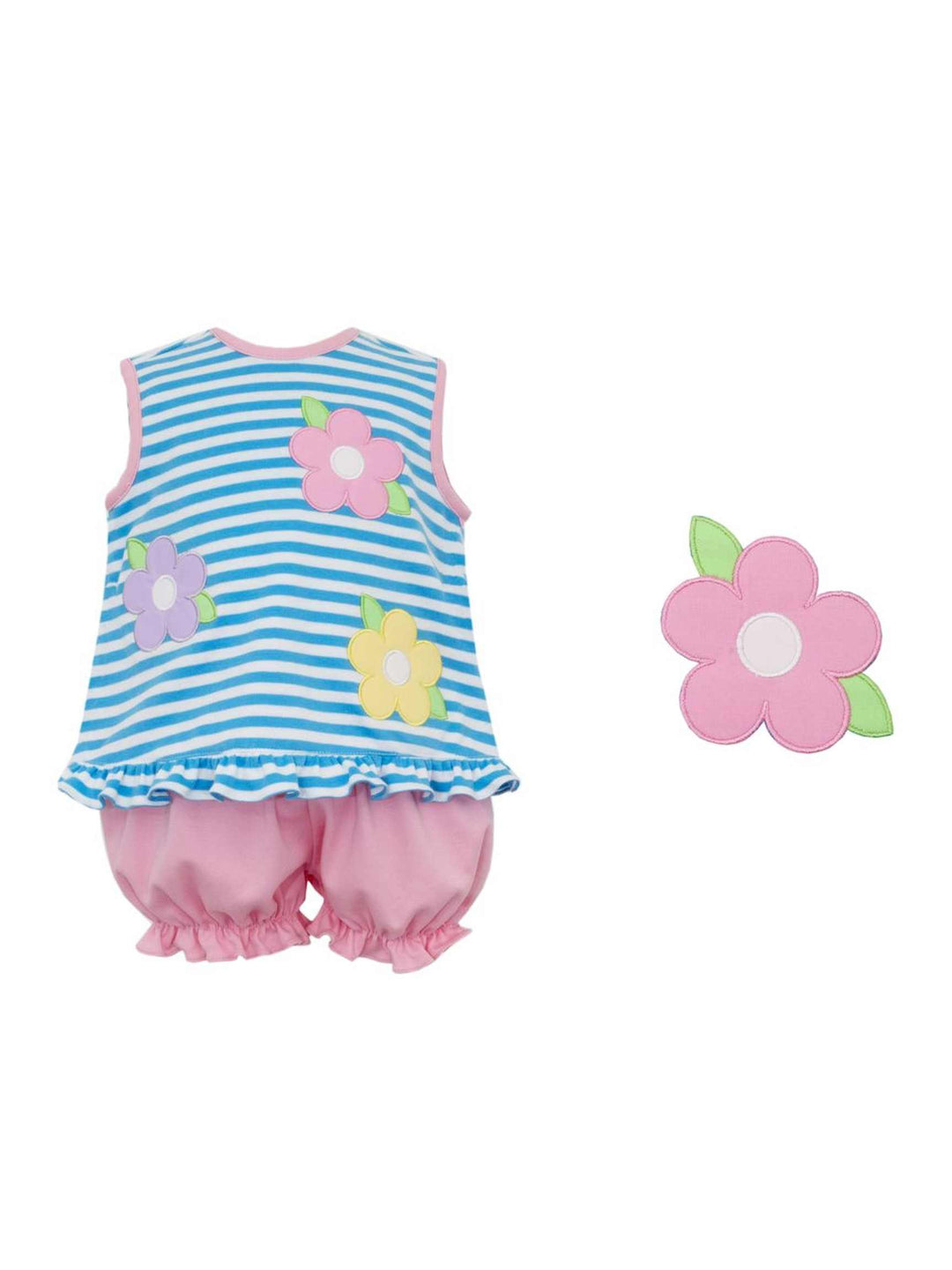 Baby girls summer hot outfit, diaper shirt, bloomer, bonnet