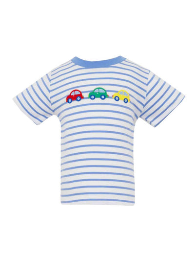 Beep Beep Blue Stripe Shirt