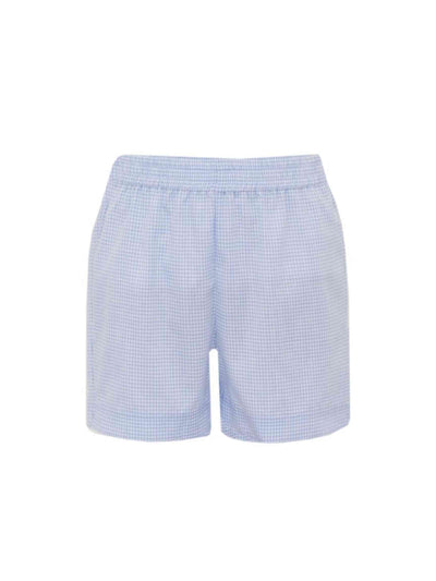 PRE-ORDER Blue Gingham Shorts