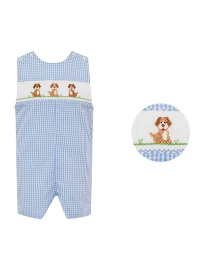 Puppies Smocked Jon Jon