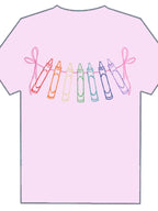 Pink Crayons S/S T-Shirt