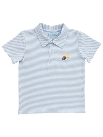 Game Day Striped Polo