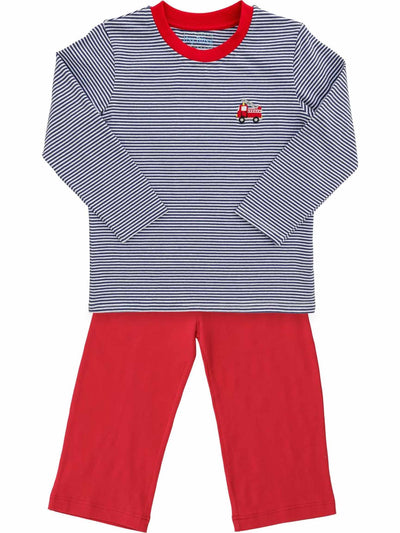 Itsy Bitsy Firetruck Pant Set