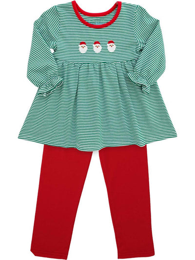 Itsy Bitsy Santa Ruffle Pants Set