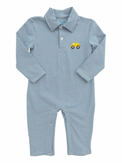 Itsy Bitsy Striped Polo Romper