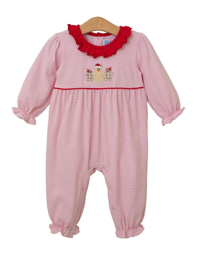 PRE-ORDER Gingerbread Ruffle Romper