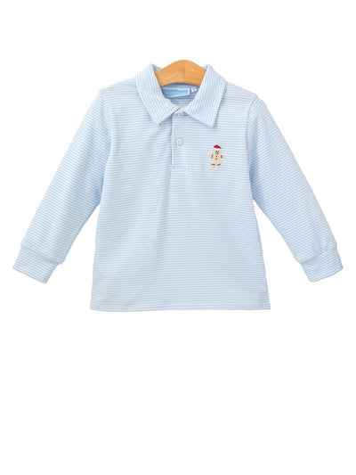PRE-ORDER Gingerbread Polo- Blue