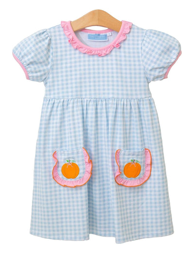 Pumpkin Dress- Gingham