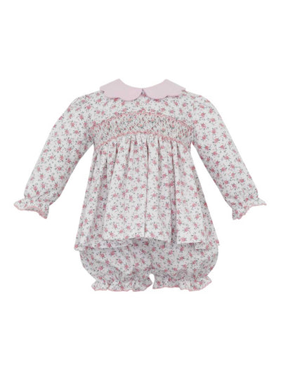 PRE-ORDER Jasmine Floral Smocked Bloomer Set
