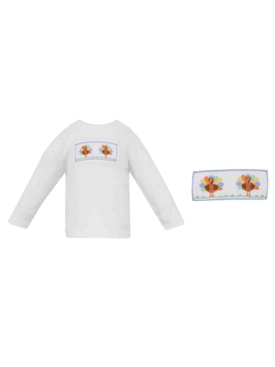 PRE-ORDER Blue Turkey Smocked Shirt