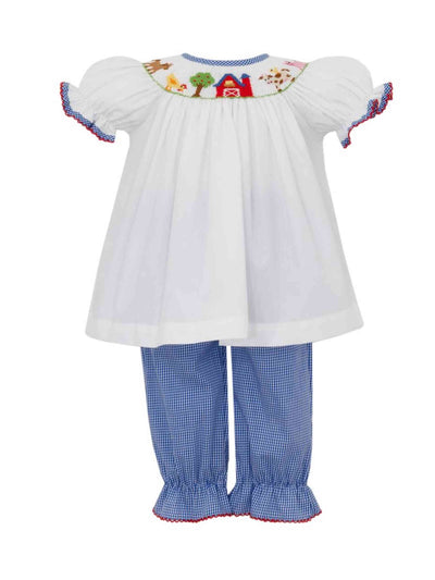 PRE-ORDER Farm Smocked Bishop Pants Set