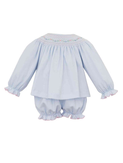 PRE-ORDER Mery Knit Smocked Bishop Bloomer Set