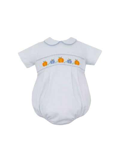 PRE-ORDER Blue Check Pumpkin Bubble
