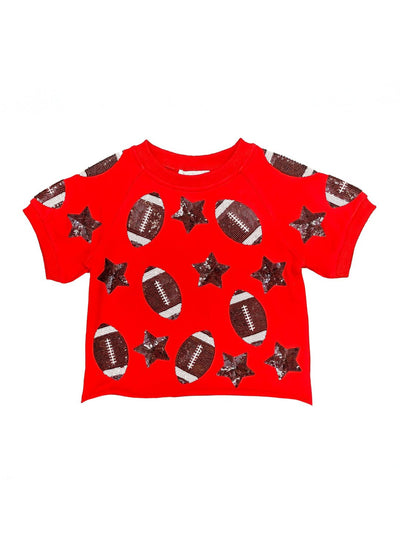 Red & Black Football Shirt