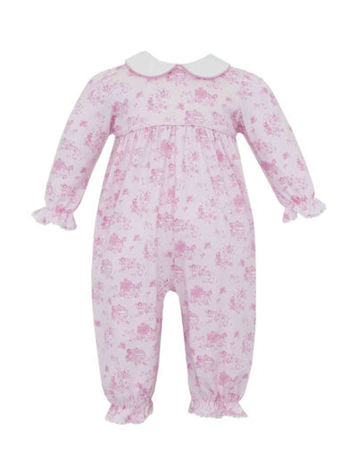 French Toile Knit Long Bubble