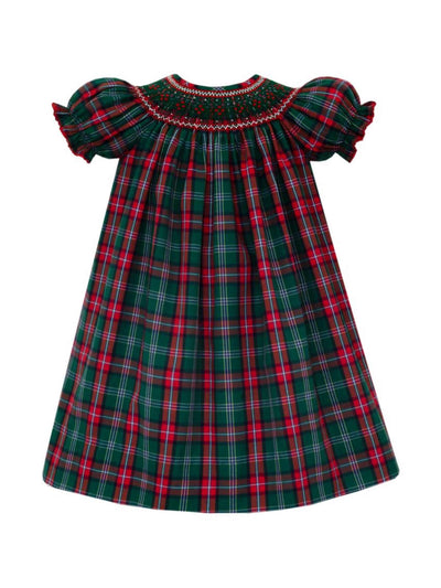 Madison Plaid Smocked Bishop Dress