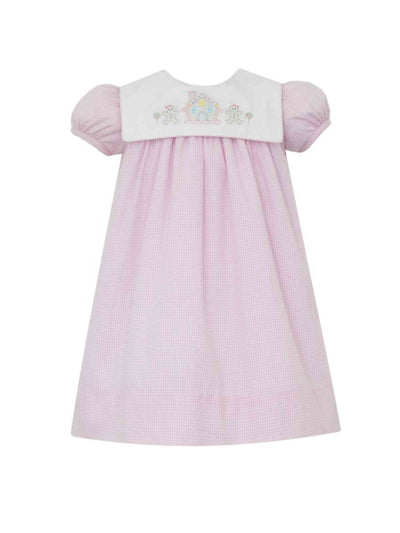 Gingerbread Pink Gingham Float Dress
