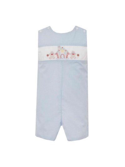 Gingerbread Blue Gingham Jon Jon