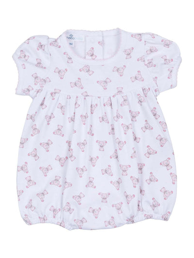 Baby's Teddy S/S Girl Bubble