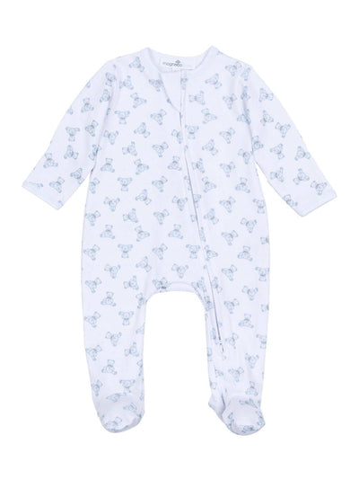 Baby's Teddy Zippered Footie