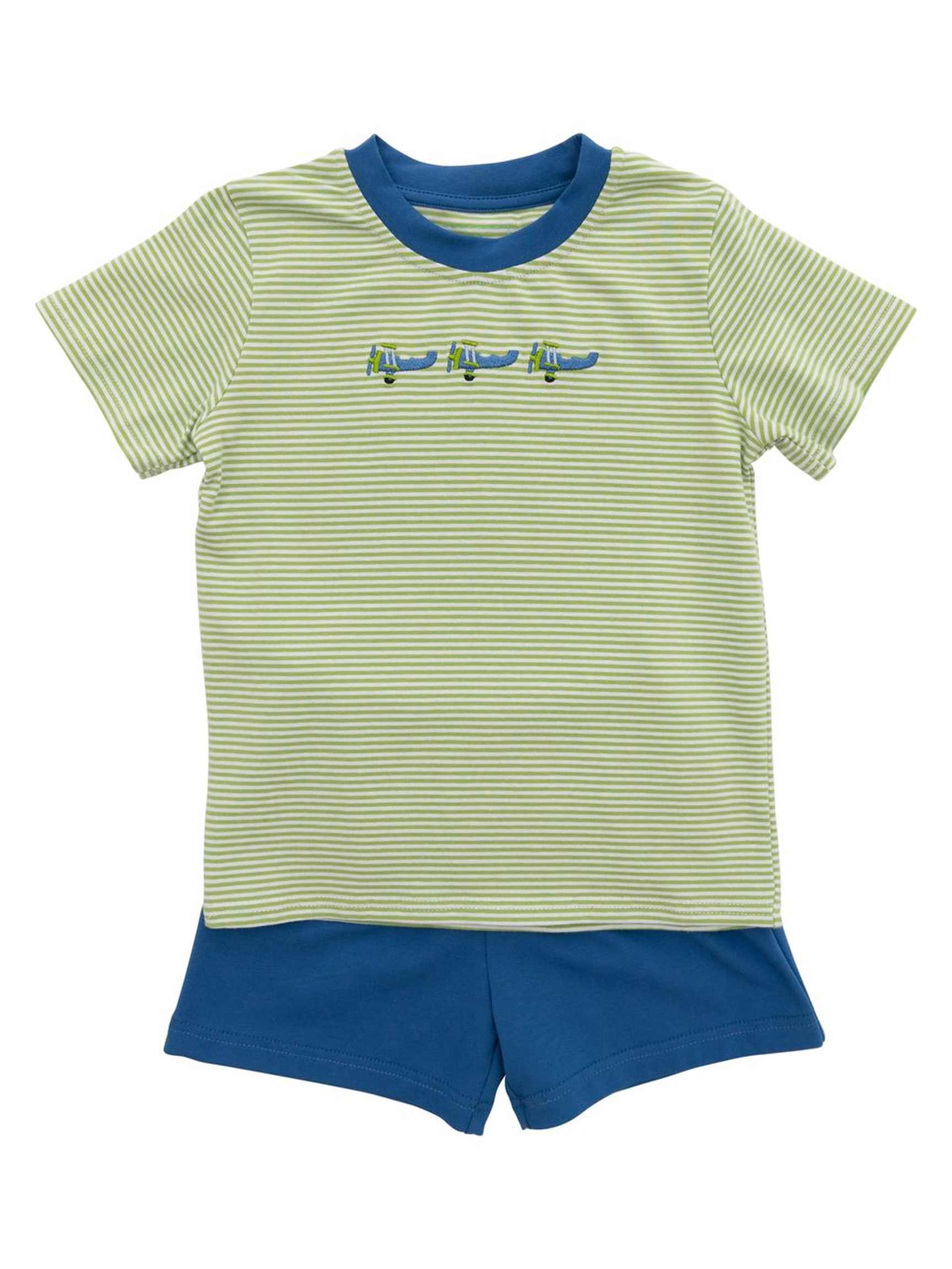 PRE-ORDER Airplane Boy Short Set