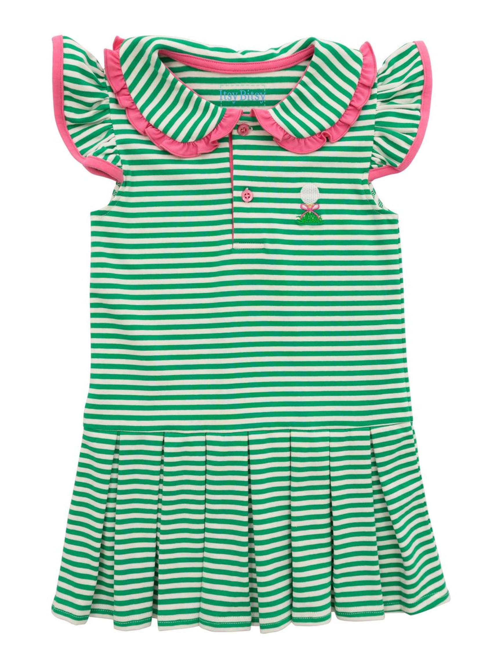PRE-ORDER Green Striped Golf Dress