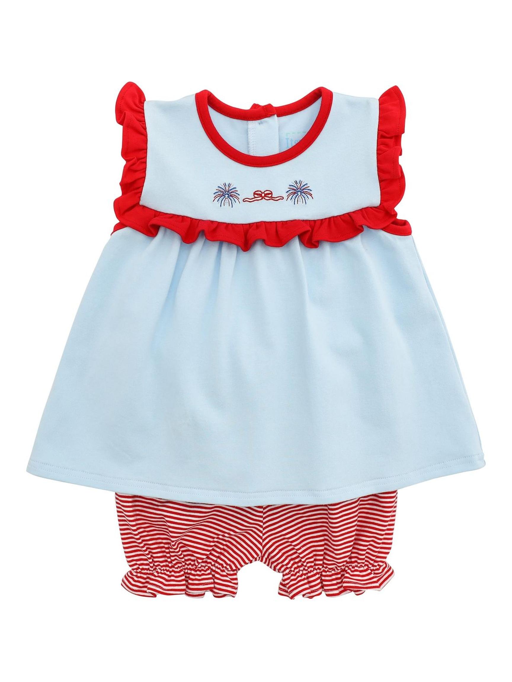 PRE-ORDER Patriotic Girl Bloomer Set