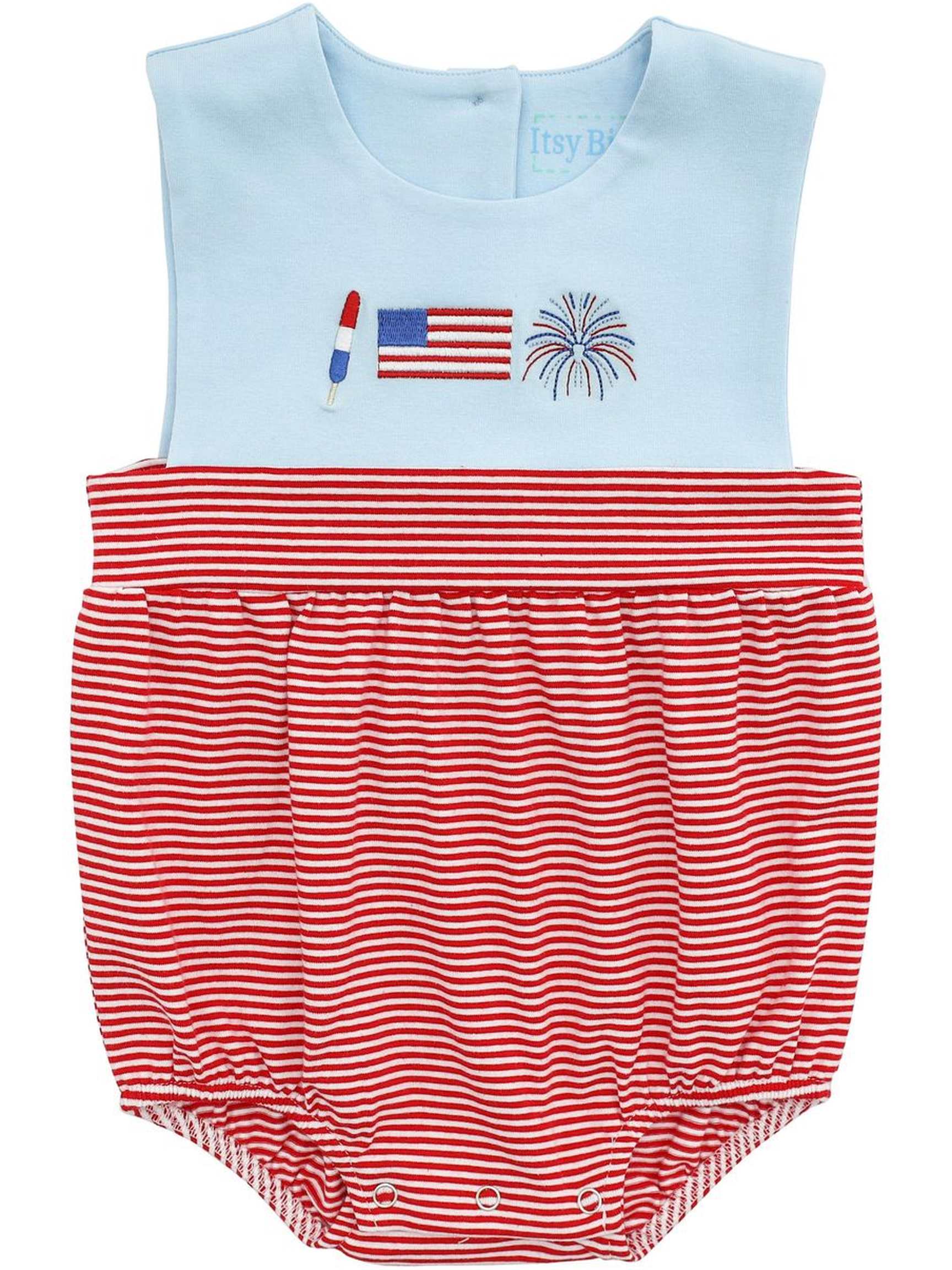PRE-ORDER Patriotic Boy Sunsuit