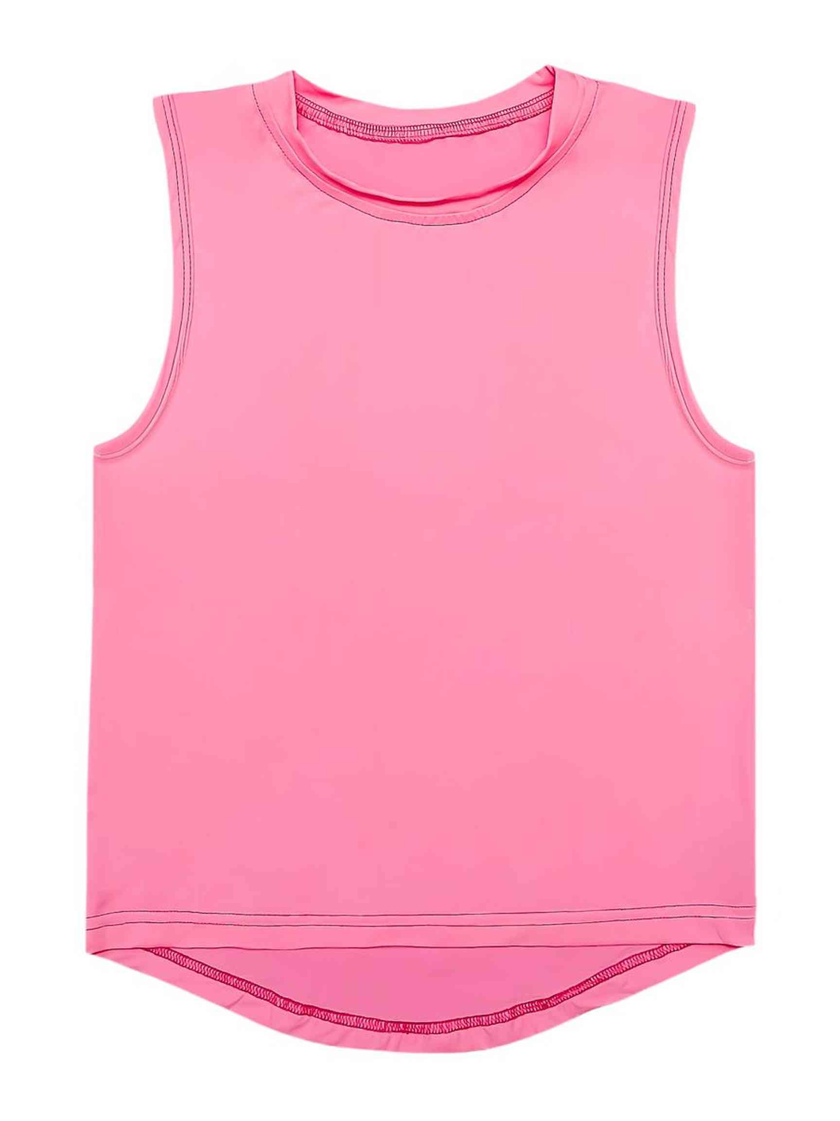 Hot Pink High Low Tank