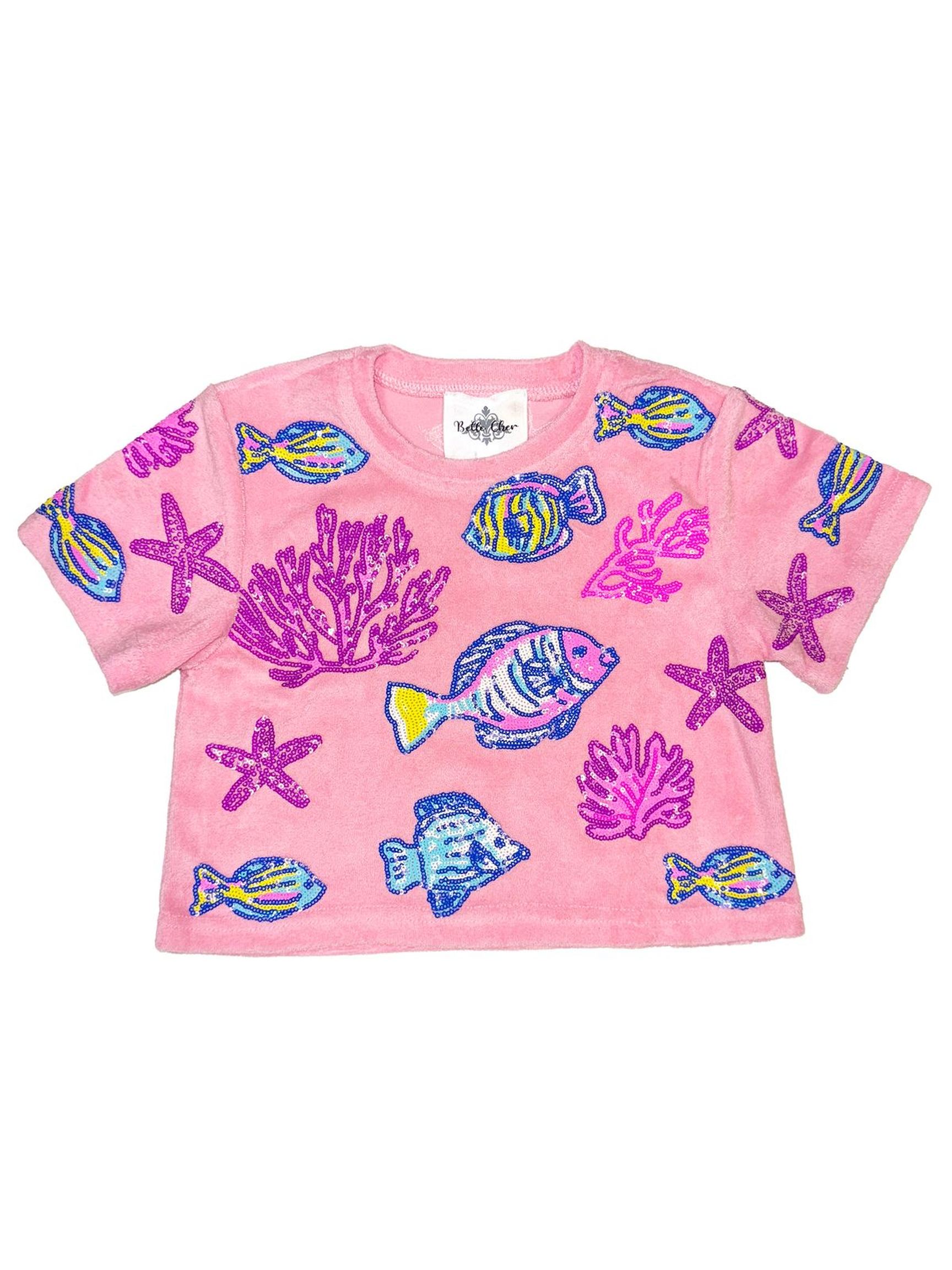 Under the Sea Terry Top - Posh Tots Children's Boutique