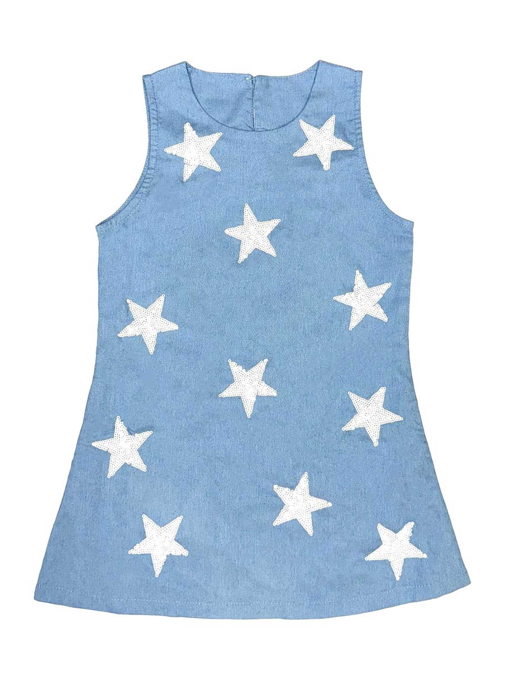 Stars Denim Dress