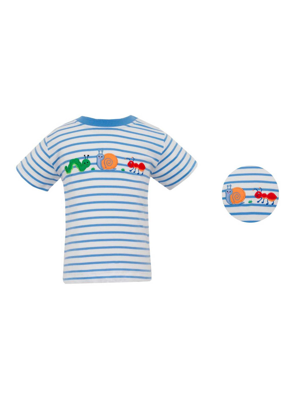 Backyard Bugs Striped Shirt
