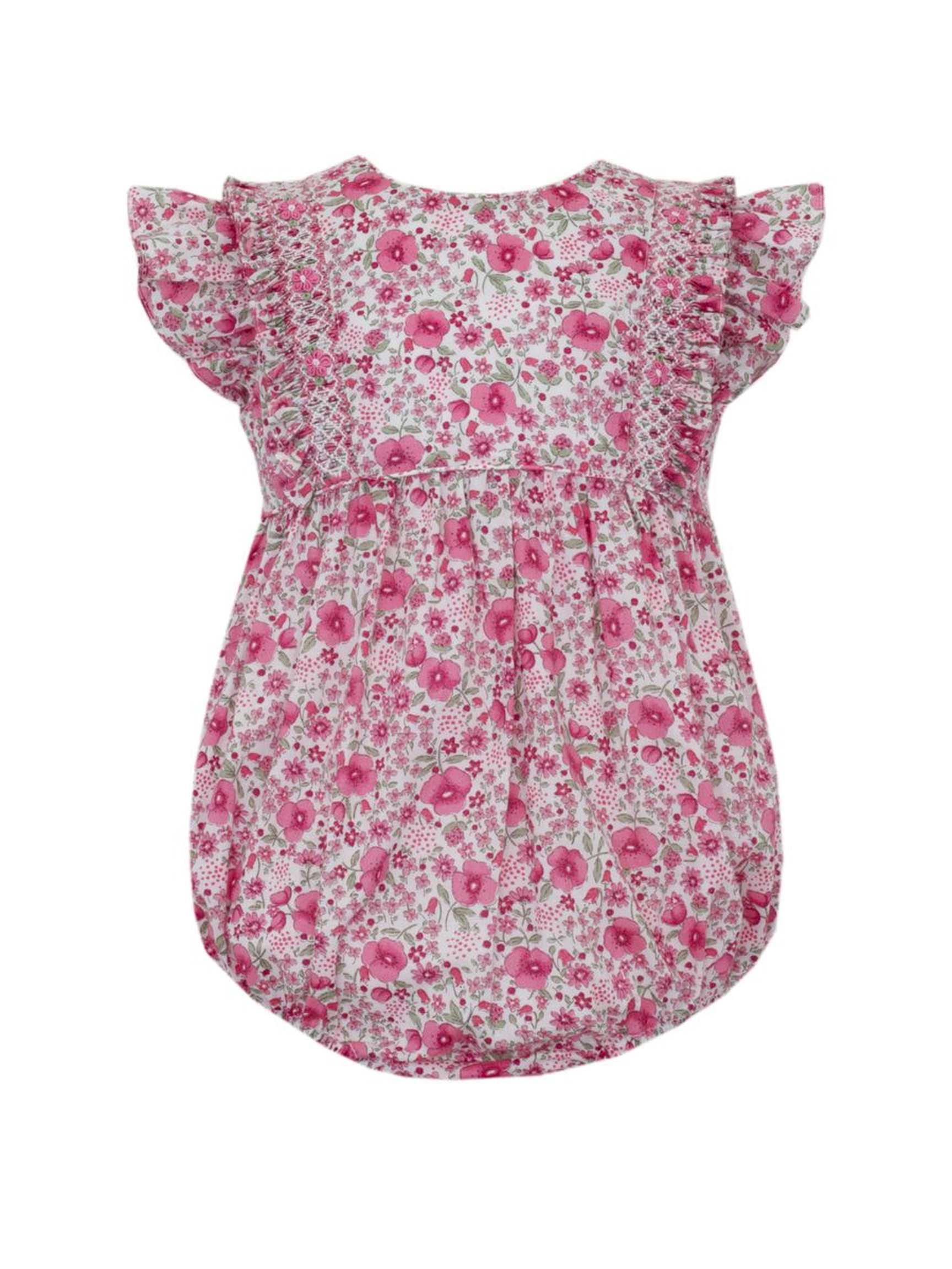 Pink Roses Print Girl Bubble