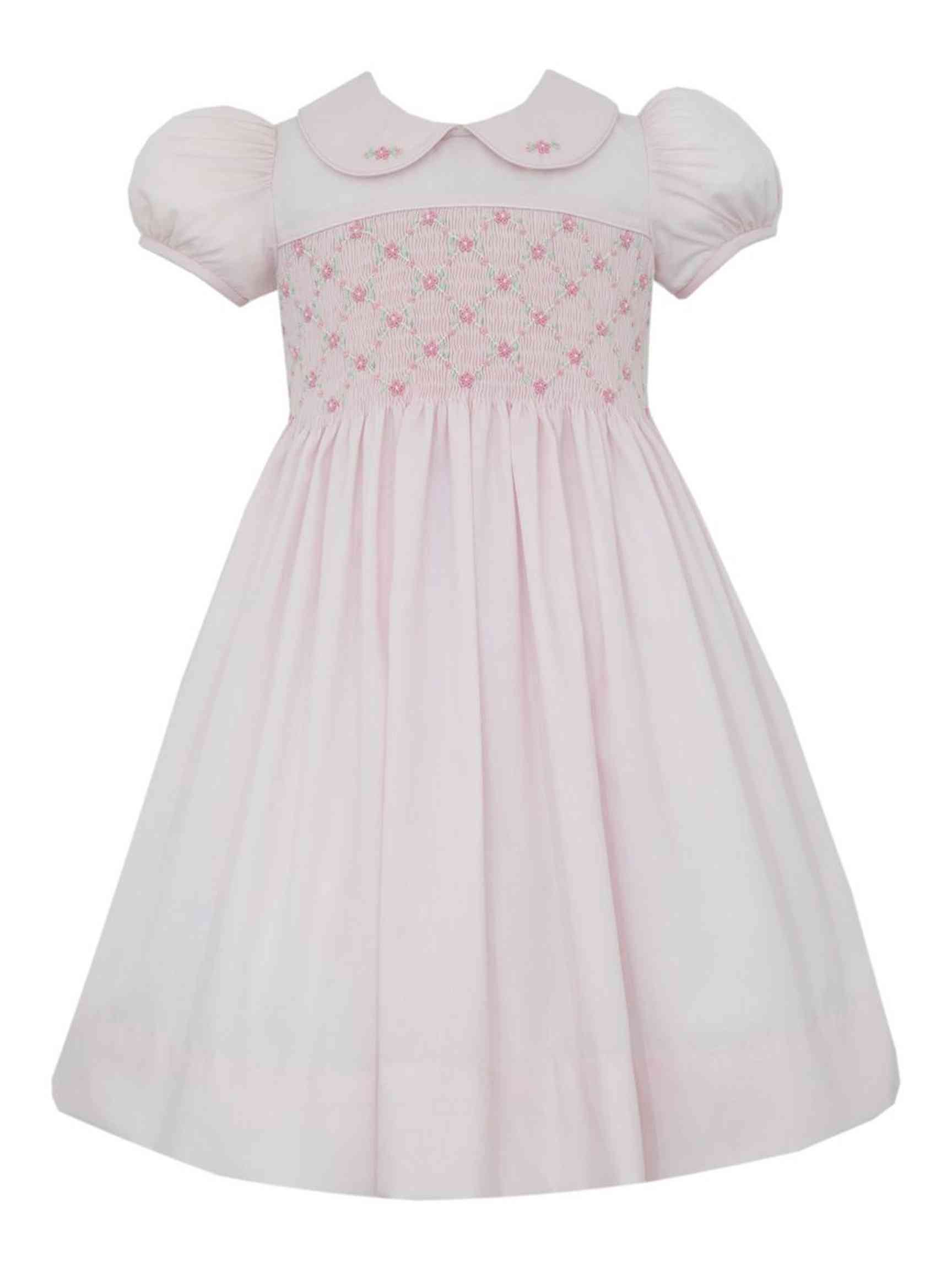 Anabelle Pink Batiste Dress