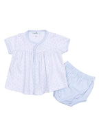 Gingham Dots Diaper Cover Set