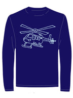 Navy Helicopter LS T-Shirt