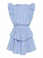 Gigi Dress - Blue/Gold