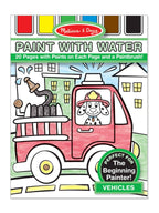 Vehicles Paint with Water Kids' Art Pad