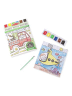 Vehicles Paint with Water Kids' Art Pad