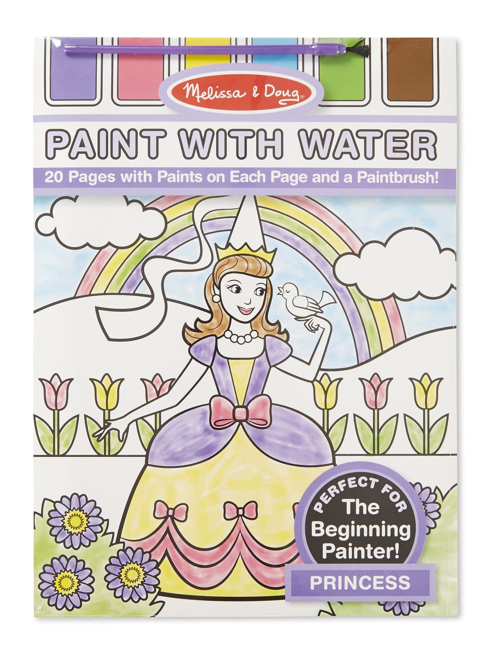 Princess Paint with Water Kids' Art Pad