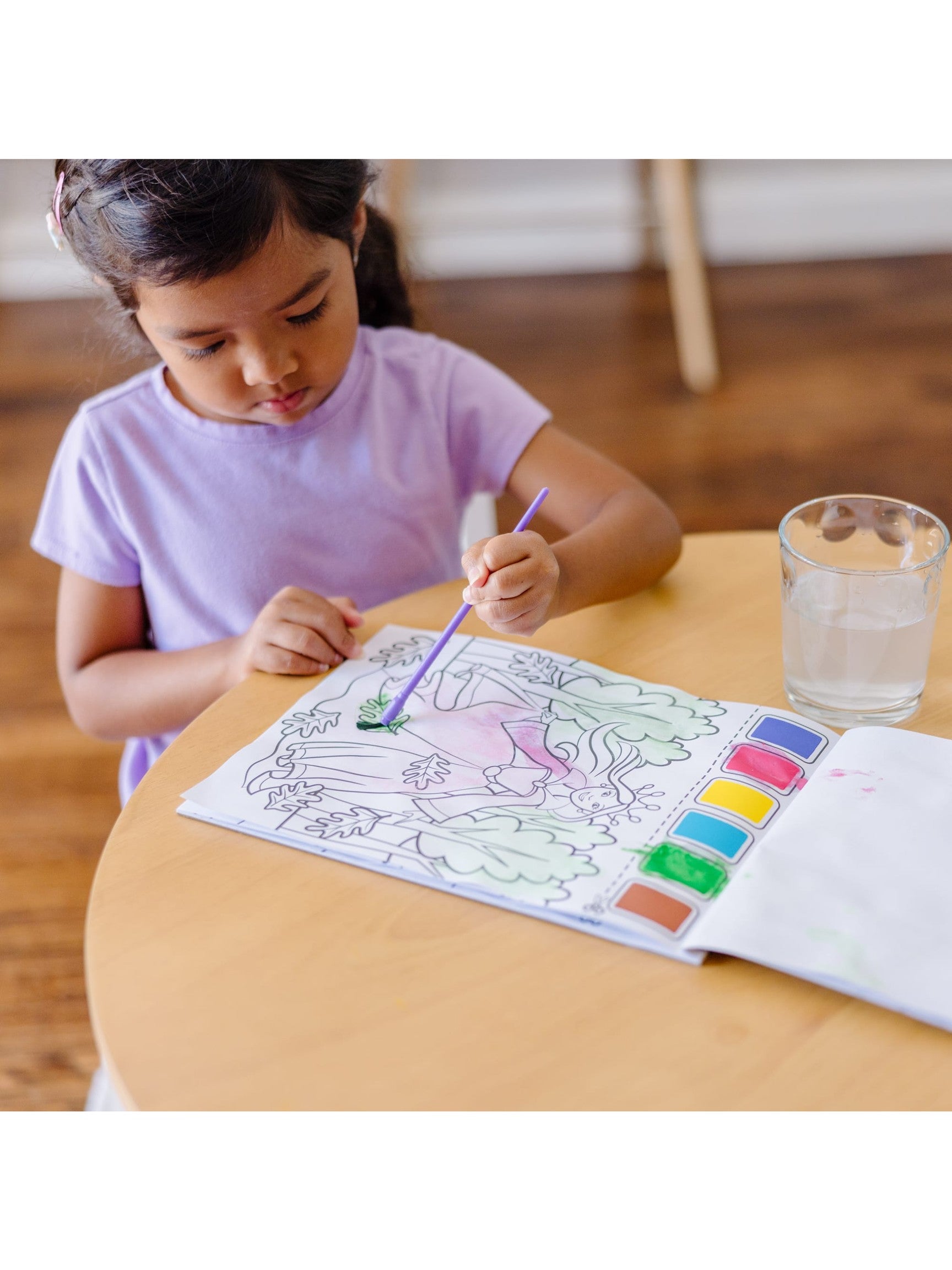 Princess Paint with Water Kids' Art Pad