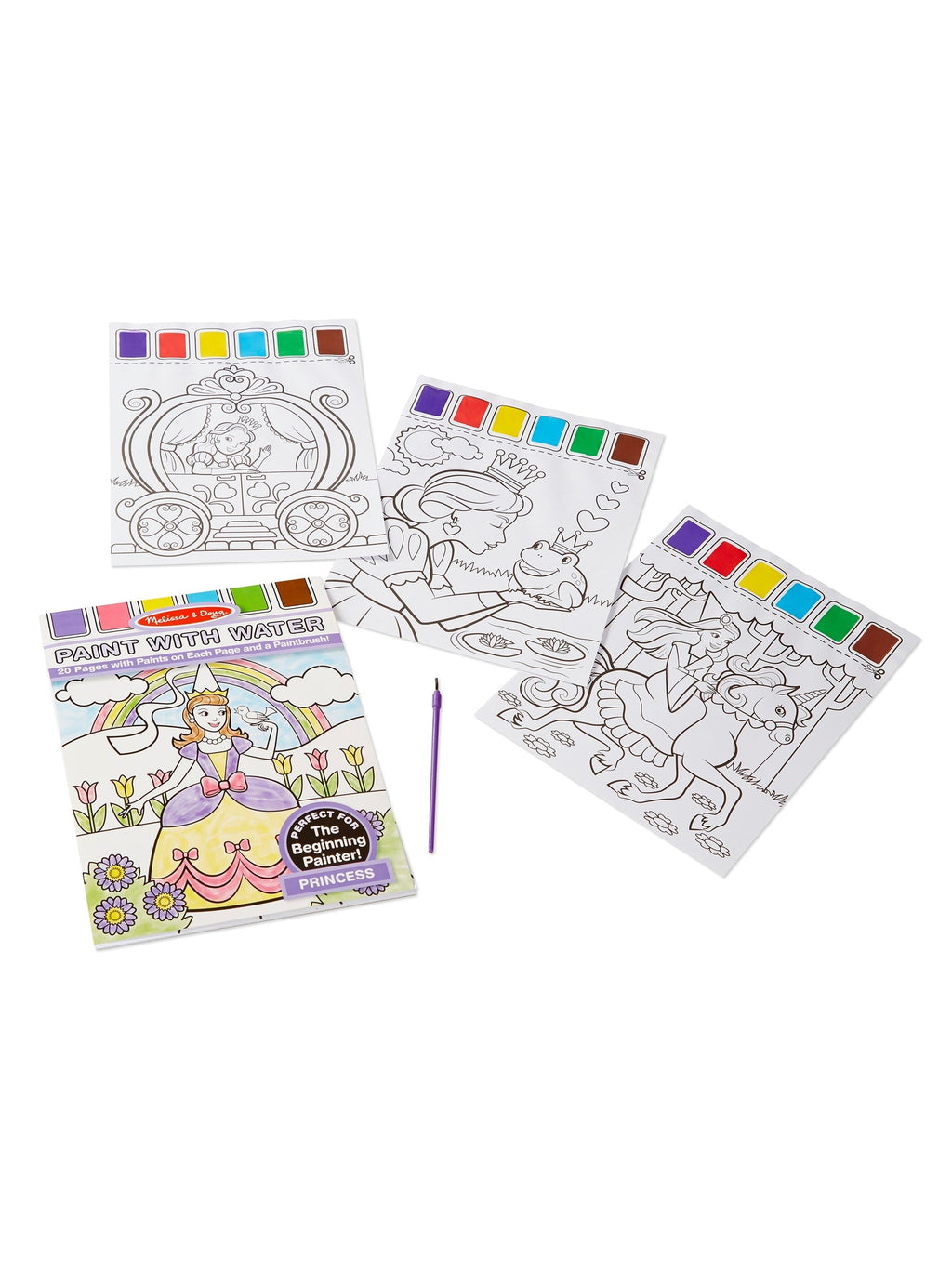Princess Paint with Water Kids' Art Pad